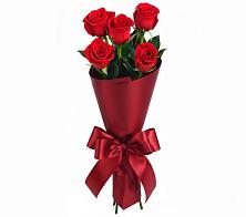 Букет 5 Красных роз Эдлесс Лав в Павловское