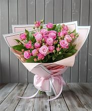 Букет Розовый кустик в Павловское