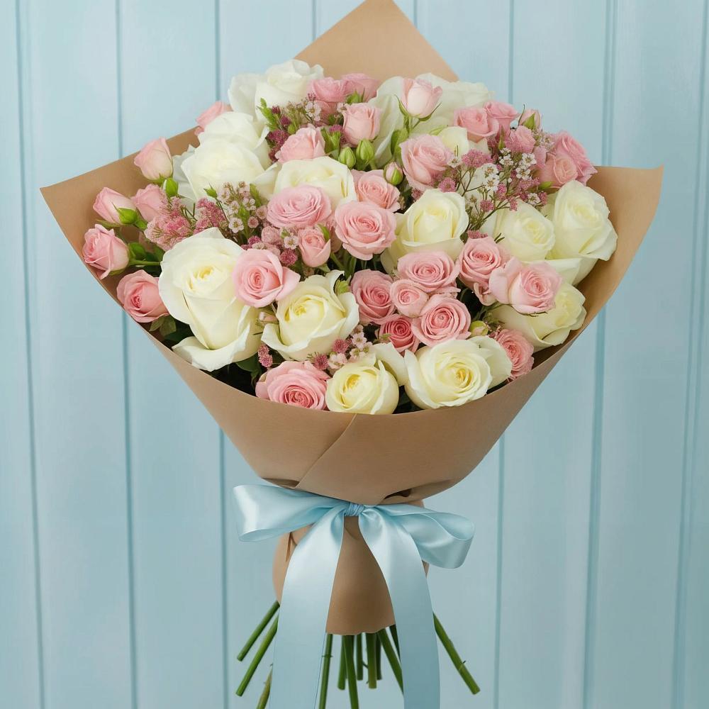 Букет цветов из: Розы в Павловское