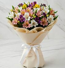 Букет цветов из:  Альстромерии #REPLACE_PRED# Павловское