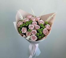 Букет цветов из:  Розы и Хризантемы в Павловское