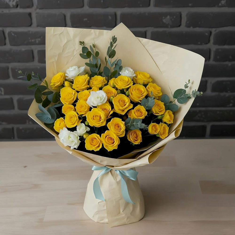 Букет цветов из: Розы в Павловское