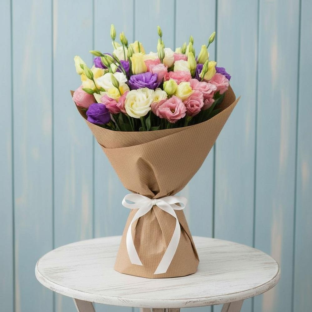 Букет цветов из: Лизиантусы в Павловское