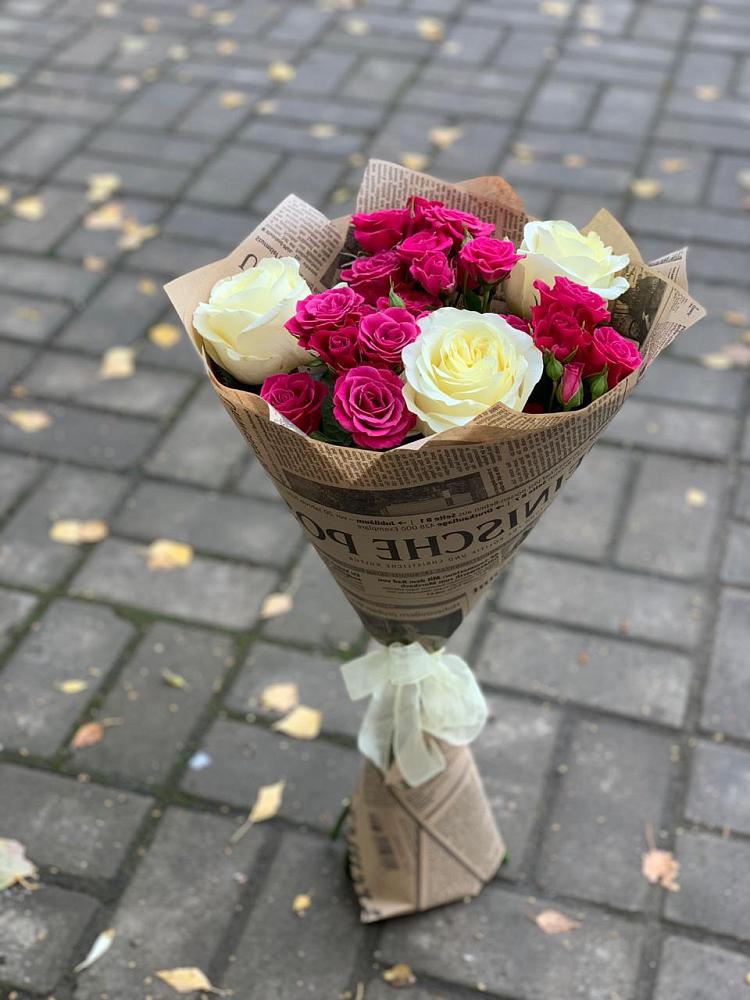 Букет цветов из: Розы в Павловское