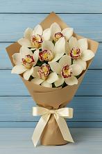 Букет цветов из:  Орхидеи и Розы в Павловское